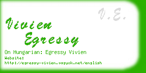 vivien egressy business card